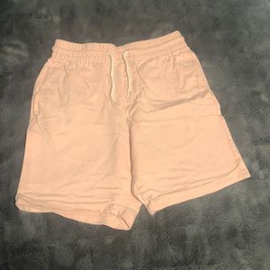 Pink athletic shorts